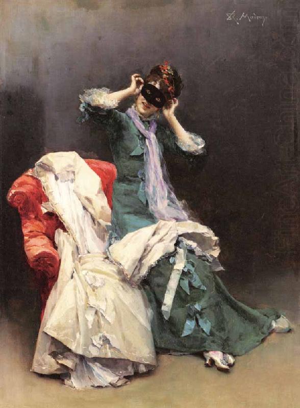 Preparing for the Costume Ball, Raimundo de Madrazo y  Garreta